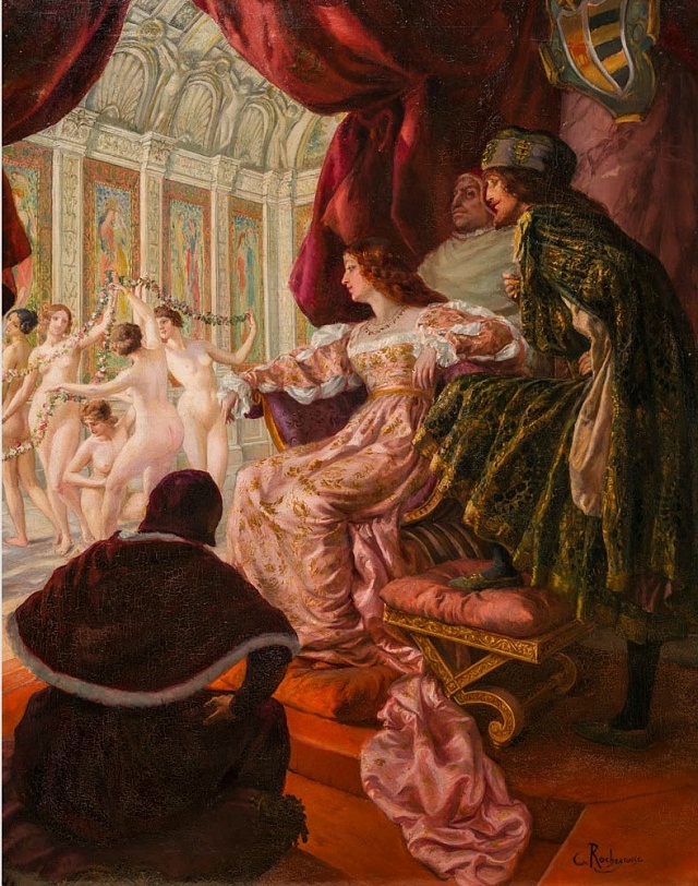Na Lukréciině svatbě měly tančit nahé ženy a všichni, včetně novomanželů, se měli zůčastnit skupinového sexu.
