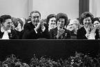 Brežněv na oslavě MDŽ v roce 1973