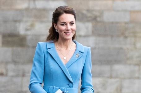 Kate Middleton na nedávné návštěvě Skotska