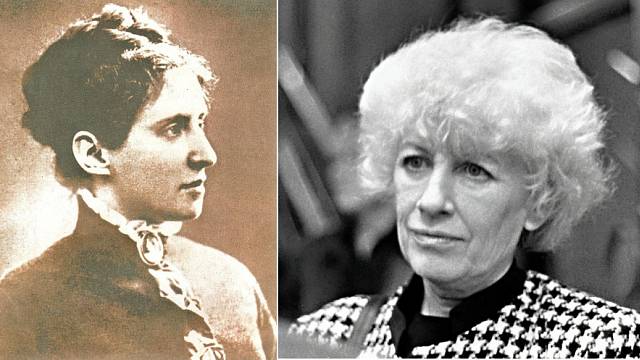 Charlotta Garrigue-Masaryková a Olga Havlová