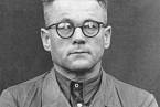 Obžalovaný Karl Gebhardt v Lékařském soudním procesu v Norimberku.