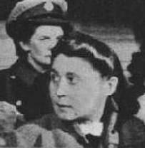 Grete Bösel u tribunálu pro válečné zločince.