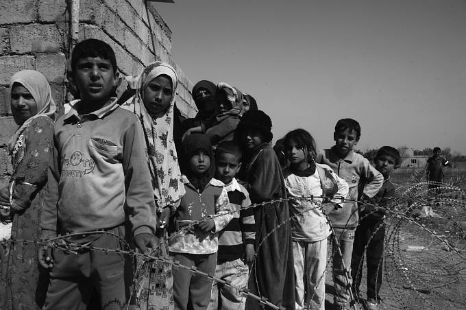Hladové irácké děti