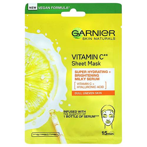 Rychlozávlahová maska s vitaminem C, Garnier, 49 Kč