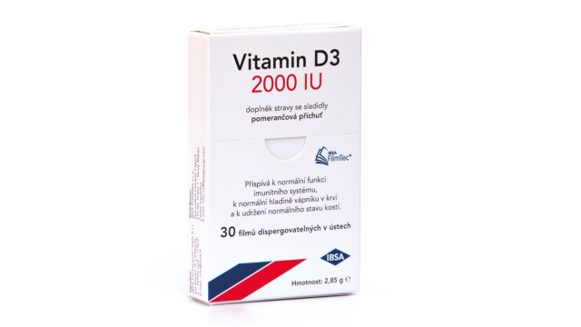 Vitamin D3 od IBSA, doplněk strav