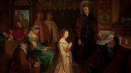 Tohle je taky Josef Mánes z Národní galerie, obraz Setkání Petrarky s Laurou Avignonskou.