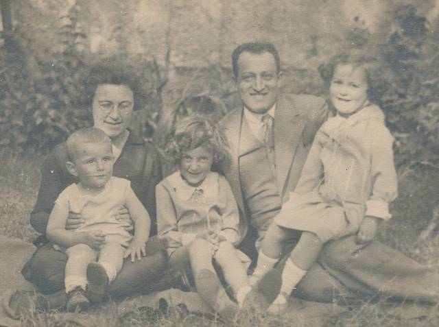 Teta a strýc Krausovi s rodinou