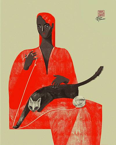 Plakát Cat Woman – kreslený pro všechny milovnice koček.
