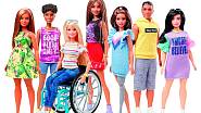 Vedle různých typů postav se objevily panenky jiných etnik a také handicapovaná Barbie.