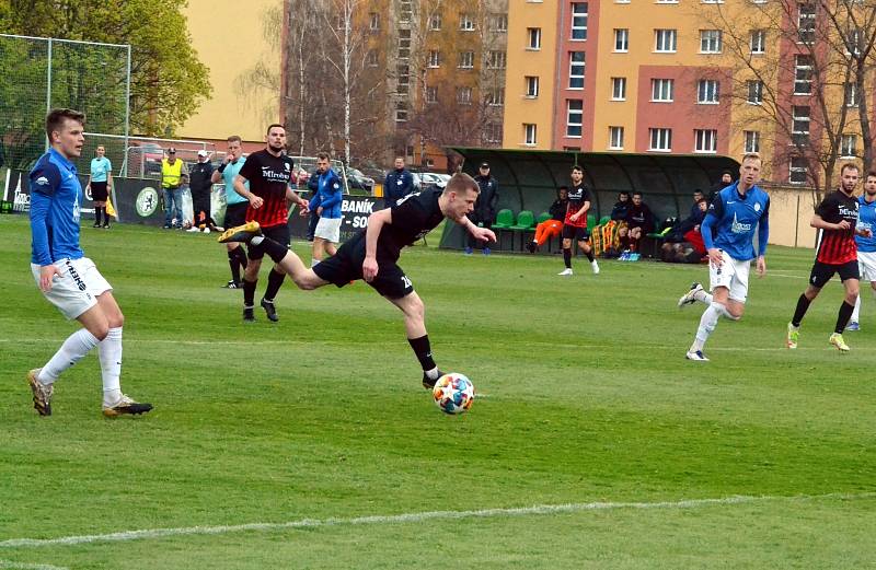 Divizní hit FK Baník Most-Souš versus Česká Lípa.