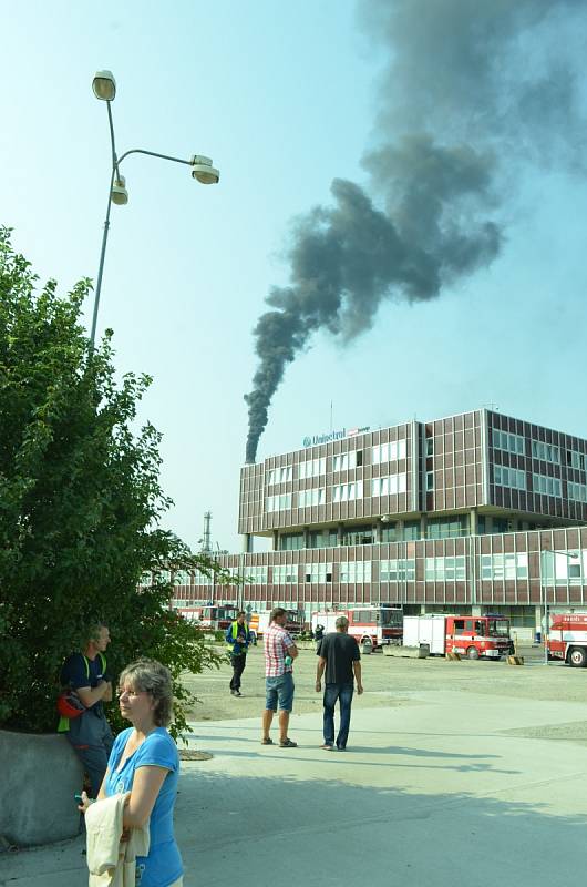 Požár v chemičce.