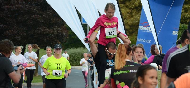 Běžecká show Night Run Most 2017.