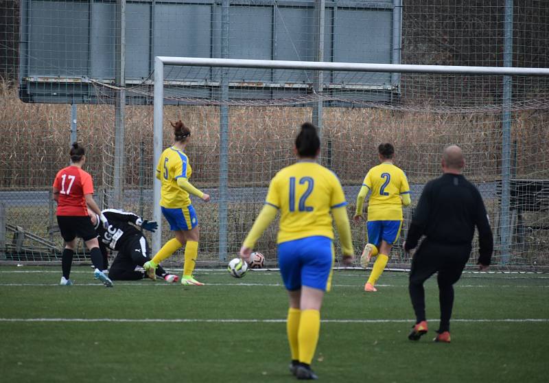 Fotbalistky si v Poháru FAČR poradily s Teplicemi a v neděli vyzvou Spartu.