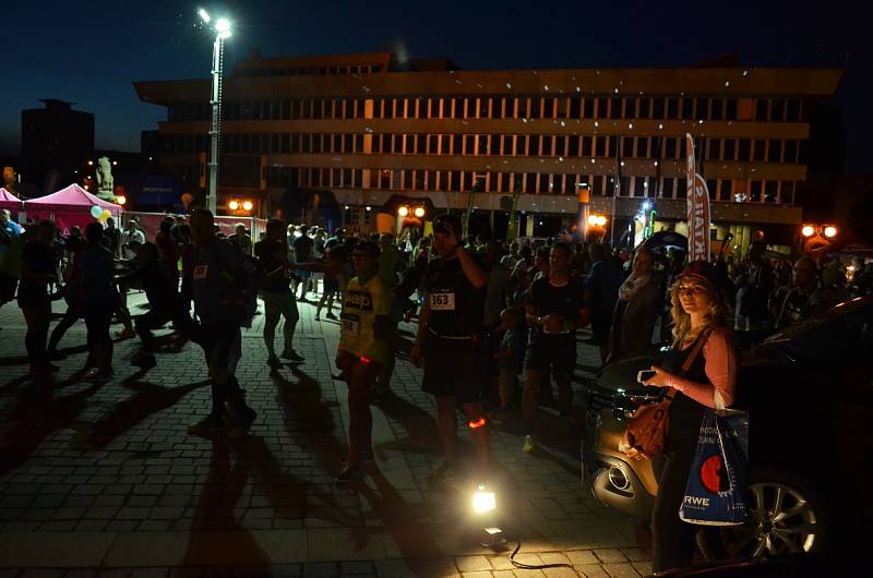 Noční běh v Mostě, Night Run Most 2016, sobota 13. srpna