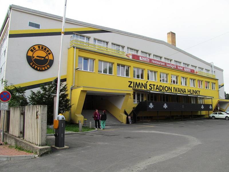 Zimní stadion Ivana Hlinky v Litvínově.