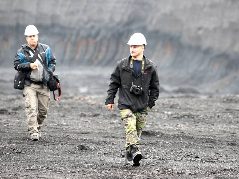 Exkurze českých fotografů do lomu ČSA společnosti Czech Coal.