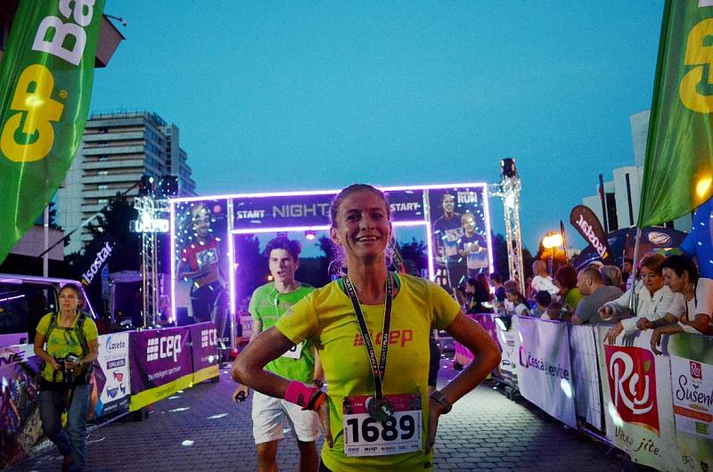 Noční běh v Mostě, Night Run Most 2016, sobota 13. srpna