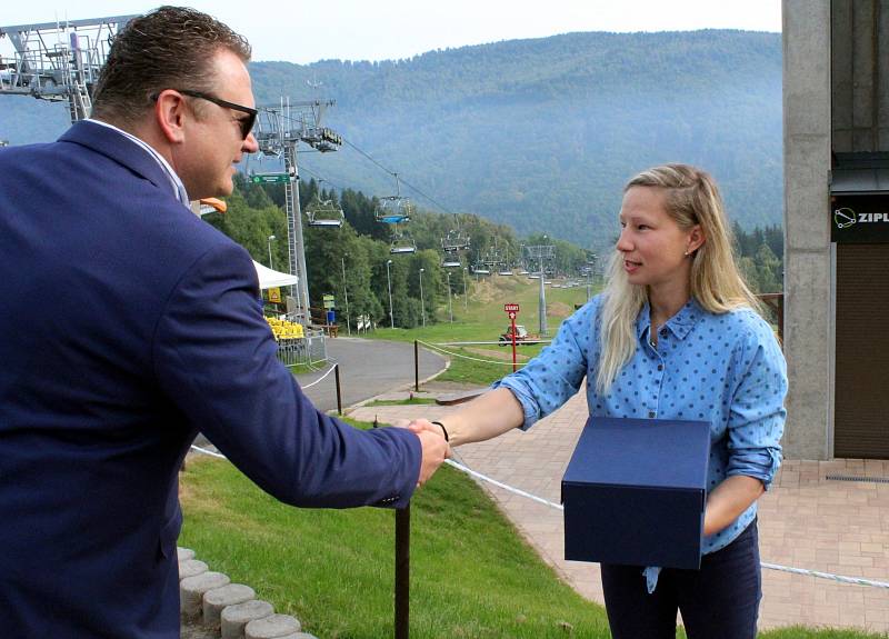 Zipline dráha v Klínech vyhrála v anketě Krušnohorská NEJ.