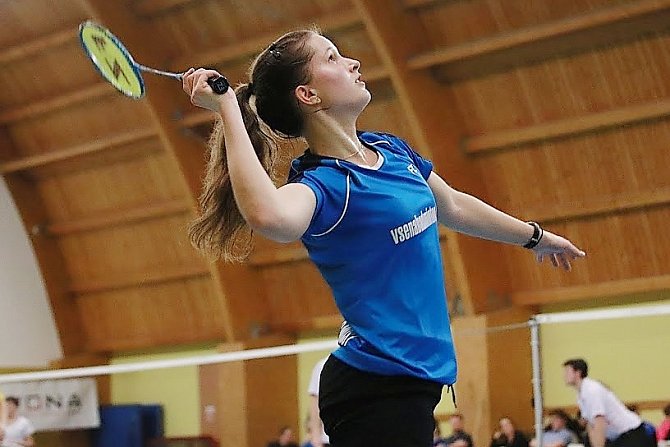 Badmintonistka Super Stars Most Veronika Dobiášová.