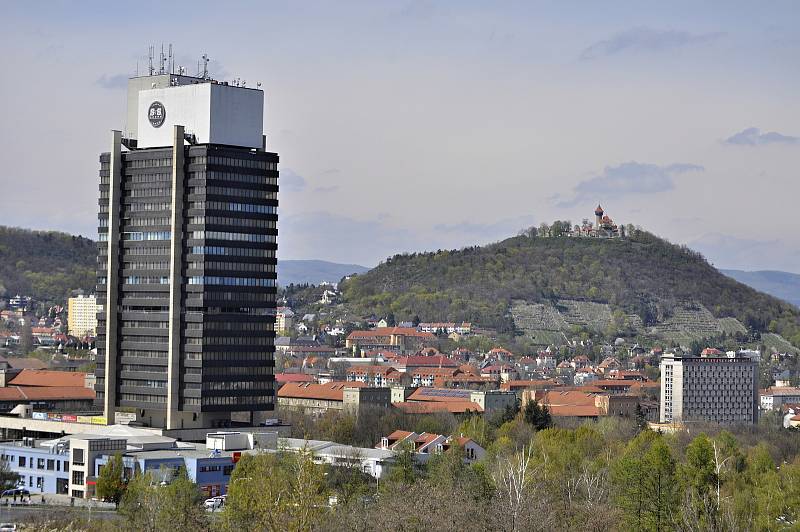 Hrad Hněvín v Mostě v pátek 30. dubna.