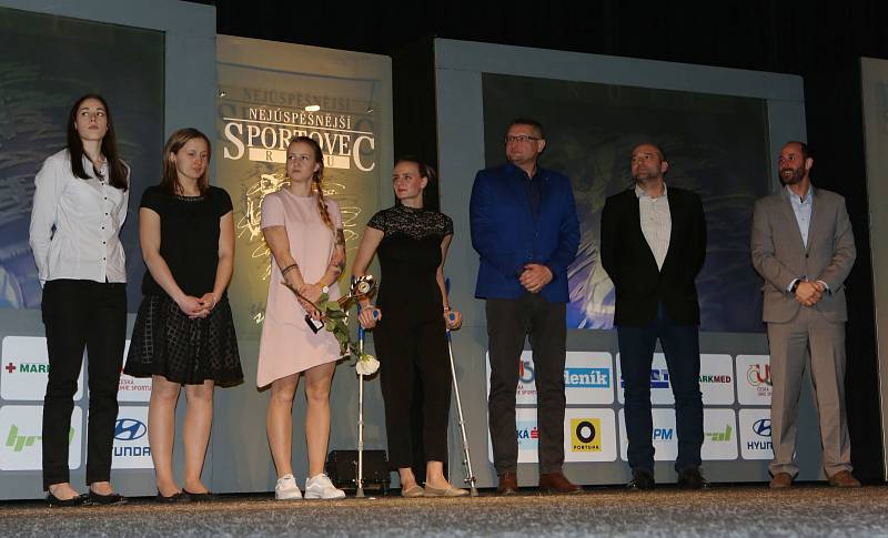 Vyhlášení ankety Nejúspěšnější sportovec Mostecka za rok 2017 v litvínovské Citadele.