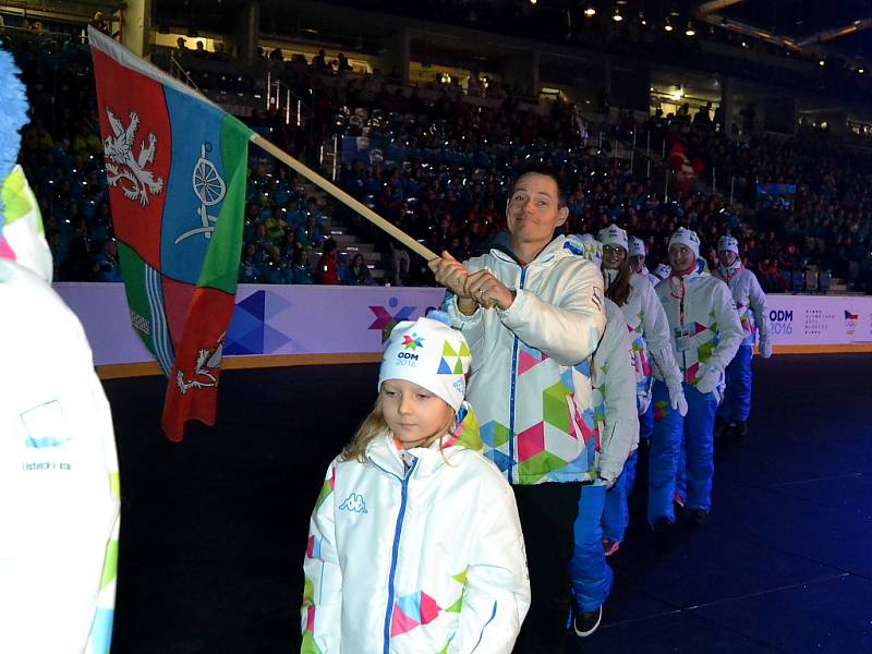 Zahájení Olympiády dětí a mládeže v Chomutově.