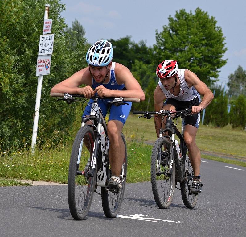 Triatlon v Mostě.