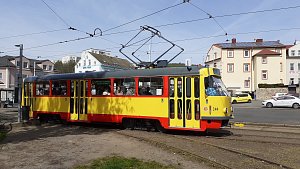 Od května v Litvínově opět jezdí tramvaje. Trať přes dva roky nefungovala kvůli rekonstrukci dráhy mezi městem a chemičkou v Záluží.