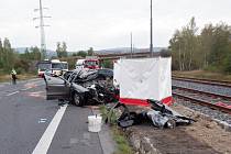 Vážná dopravní nehoda na silnici 27 v Litvínově