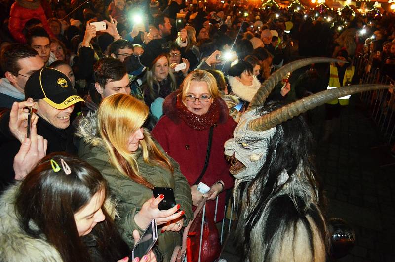 Krampus v Mostě.