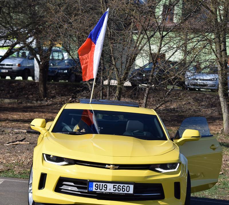 Již třetí protestní jízda městem Most za svobodu se uskutečnila o velikonoční neděli.