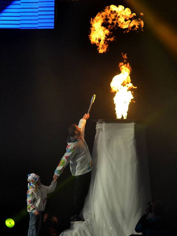 Zahájení Olympiády dětí a mládeže v Chomutově.