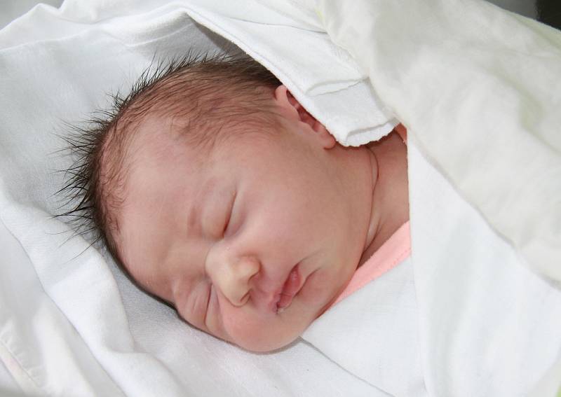 Karolína Jiroušková se narodila 26. srpna v 11.12 hodin rodičům Lucii Miesbauerové a Lukáši Jirouškovi. Měřila 49 cm a vážila 3,35 kg.
