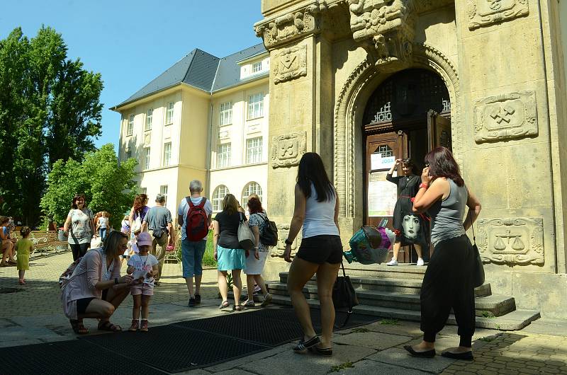 Areál Oblastního muzea a galerie v Mostě.