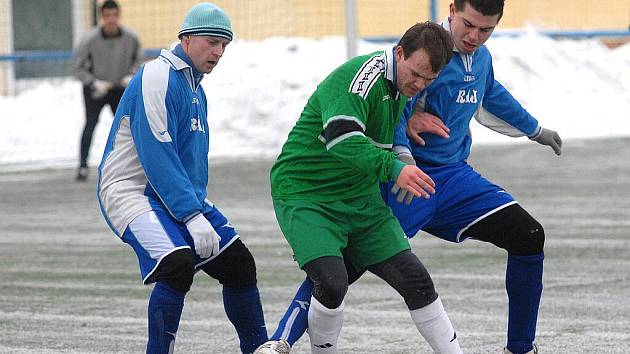 Apollo cup v Mostě: Chomutov v zeleném proti Duchcovu.