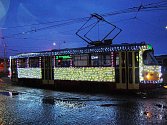 Vánoční tramvaj jezdila v Mostě až do Tří králů. Ilustrační foto