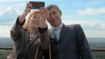 Mostecko navštívili ministři Andrej Babiš a Richard Brabec.