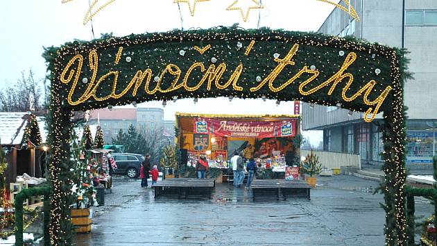 Vánoční trhy v Mostě.