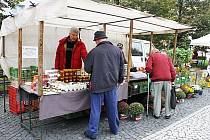 Farmářský trh v Litvínově.