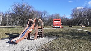 Park Šibeník, dětské hřiště.