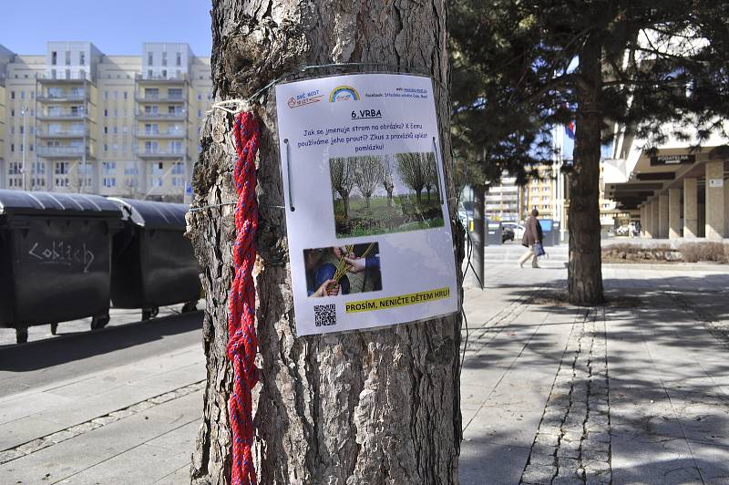 Ulice Mostu jsou nyní na velikonoční výzdobu chudé.