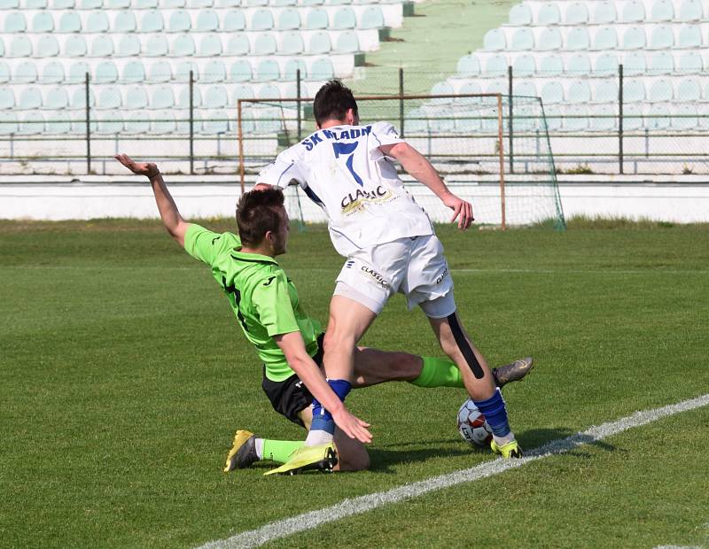 Mostecký fotbalový klub (v zeleném) doma podlehl Kladnu jasně 0:3.