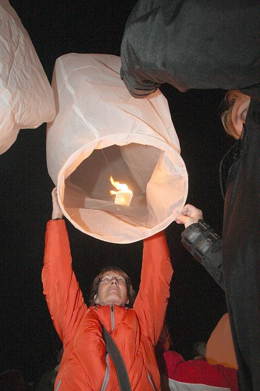 Noc splněných přání v Hoře svaté Kateřiny v roce 2009