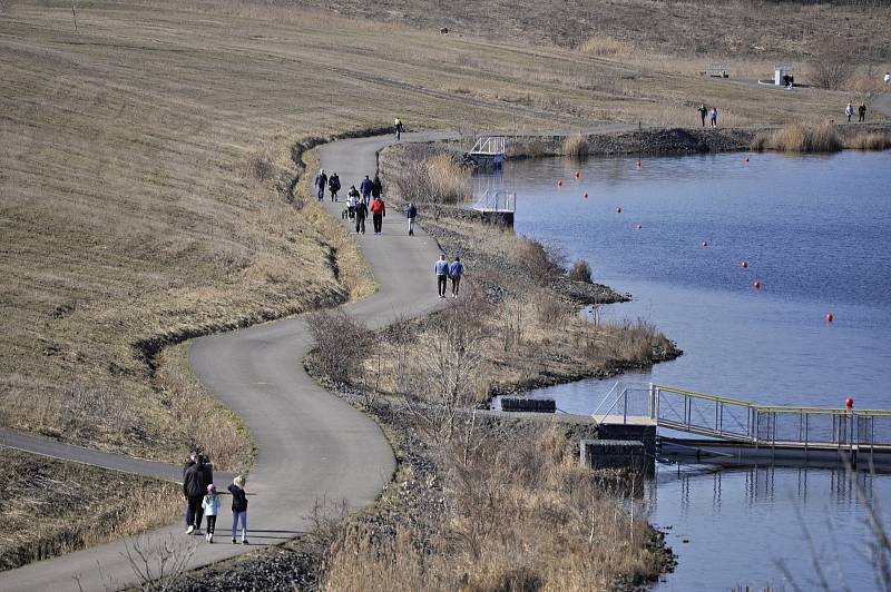 Jezero Most, sobota 6. března