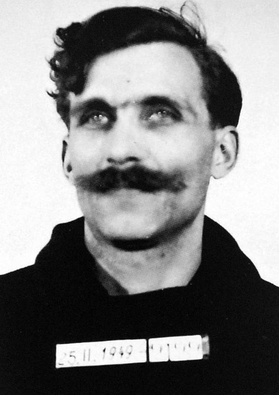 Otakar Černý na snímku z komunistického lágru.