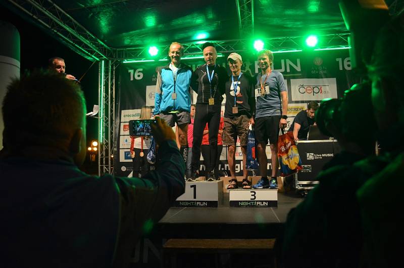 Noční běh v Mostě, Night Run Most 2016, sobota 13. srpna