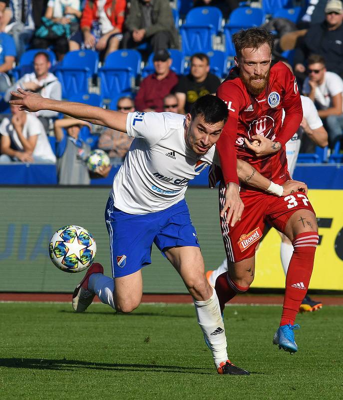 Utkání 14. kola první fotbalové ligy: FC Baník Ostrava - SK Sigma Olomouc, 26. října 2019 v Ostravě.