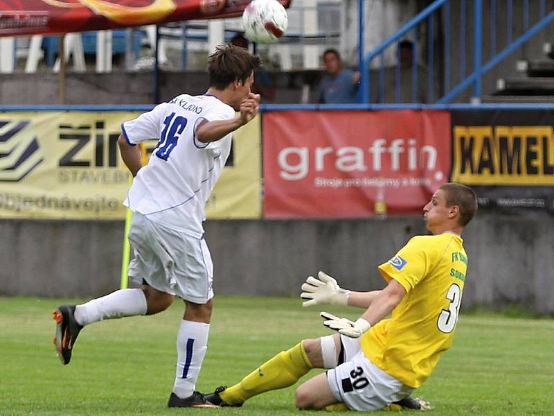 Brankář Jiří Bertelman přišel do Mostu z konkurenčního Sokolova.