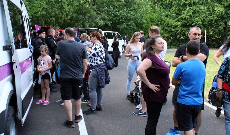 Den pro celou rodinu s policisty si na dopravním hřišti v Mostě nenechaly ujít stovky lidí.