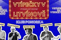 Plakát k show v litvínovské Ponorce.